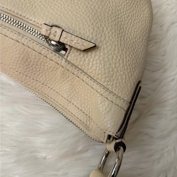 Coach Cream Leather Hobo Bag# F 13730 - Picture 9 of 15